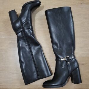 Unisa Black Heeled Boots NWOT